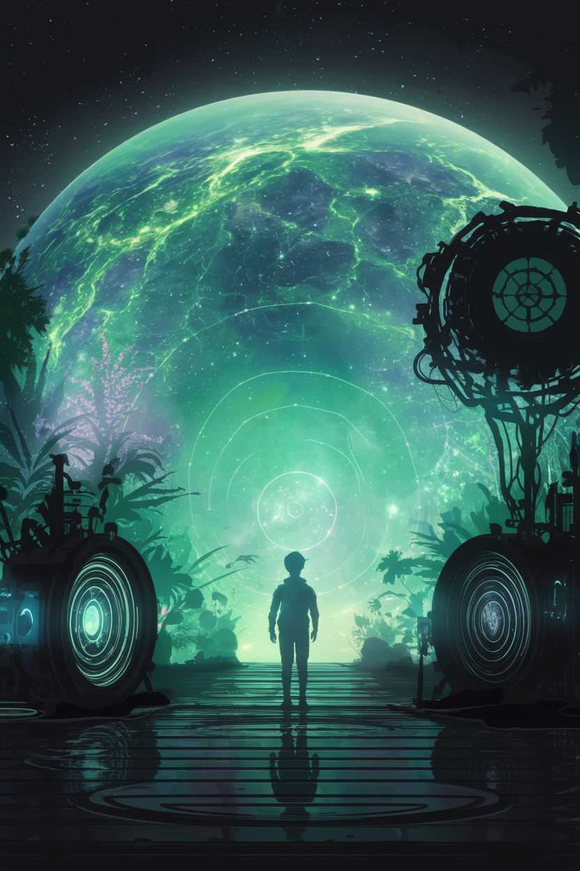 The cover has impressive artistic quality with a futuristic theme, but it lacks the bright and cheerful colors typically suited for young children, making it less appealing for the target audience.